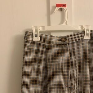 Plaid trousers